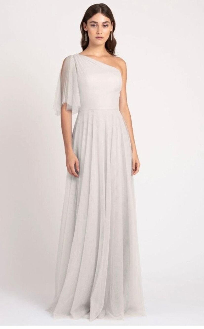 NWT Jenny Yoo Mallory Dress Moonstone Tulle Size 10 Formal Bridesmaid